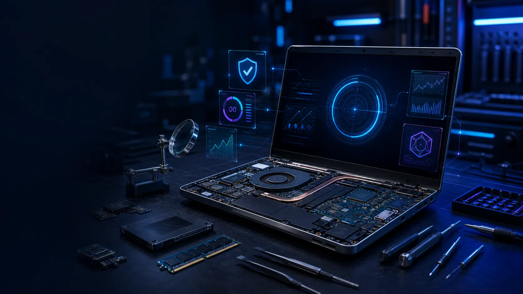 Vintrago premium laptop repair visual